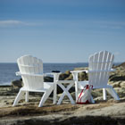 Coastline Adirondack chair back view
